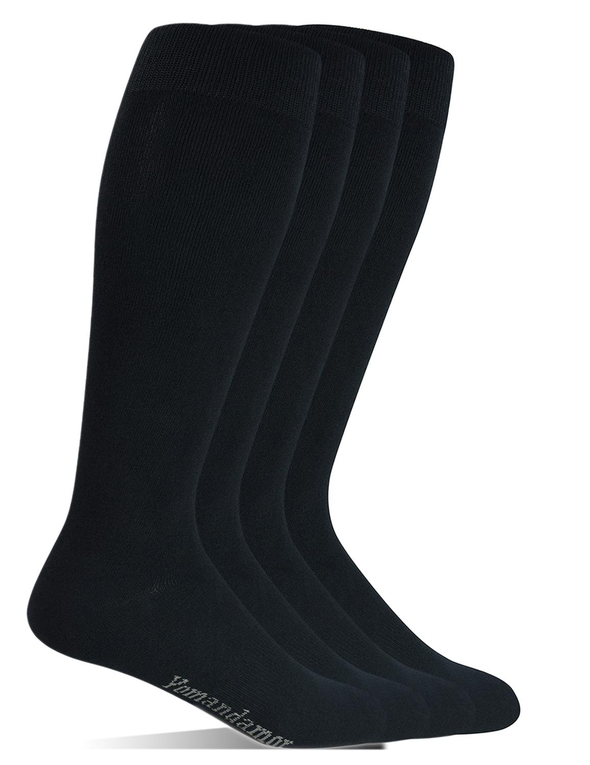 Men Formal Wear With Boots - جوارب Yomandamor للرجال من الخيزران واسعة