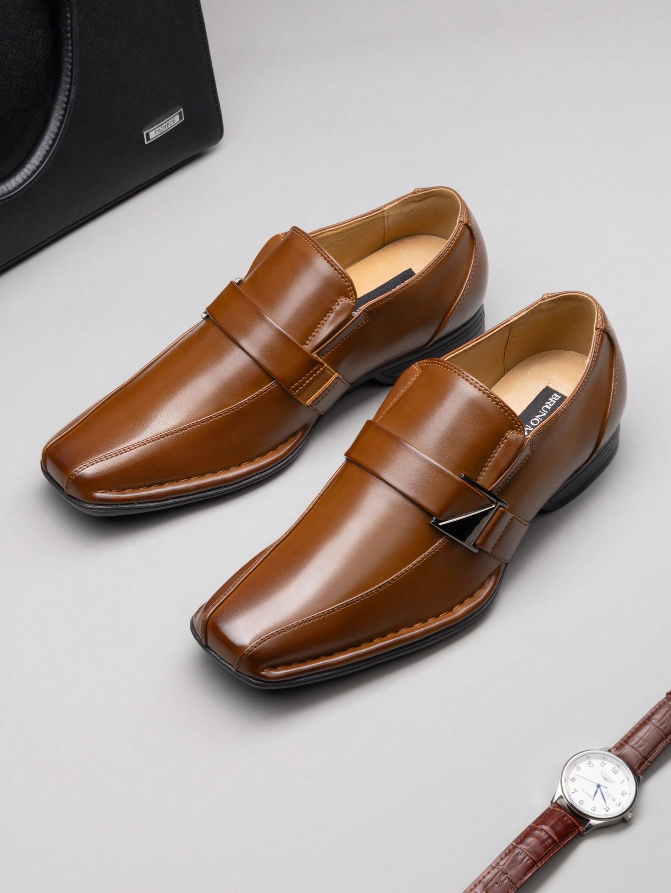 Formal Men Daily Wear Footwear - حذاء رجالي أنيق من الجلد، بتصميم