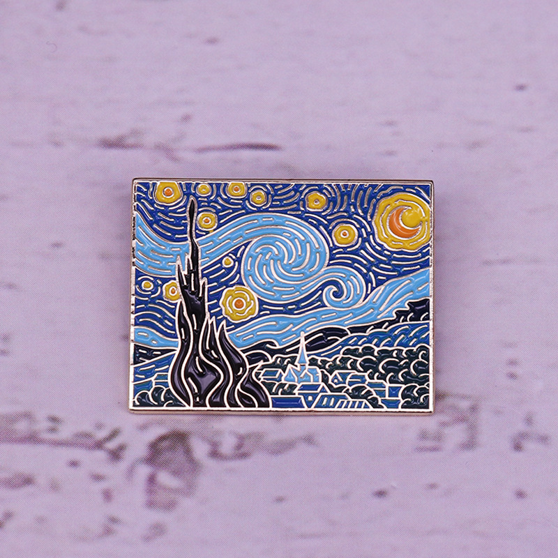 شارة فان جوخ المصنوعة من المين - مراجعة Tuxedo Lapel Pin وسعره