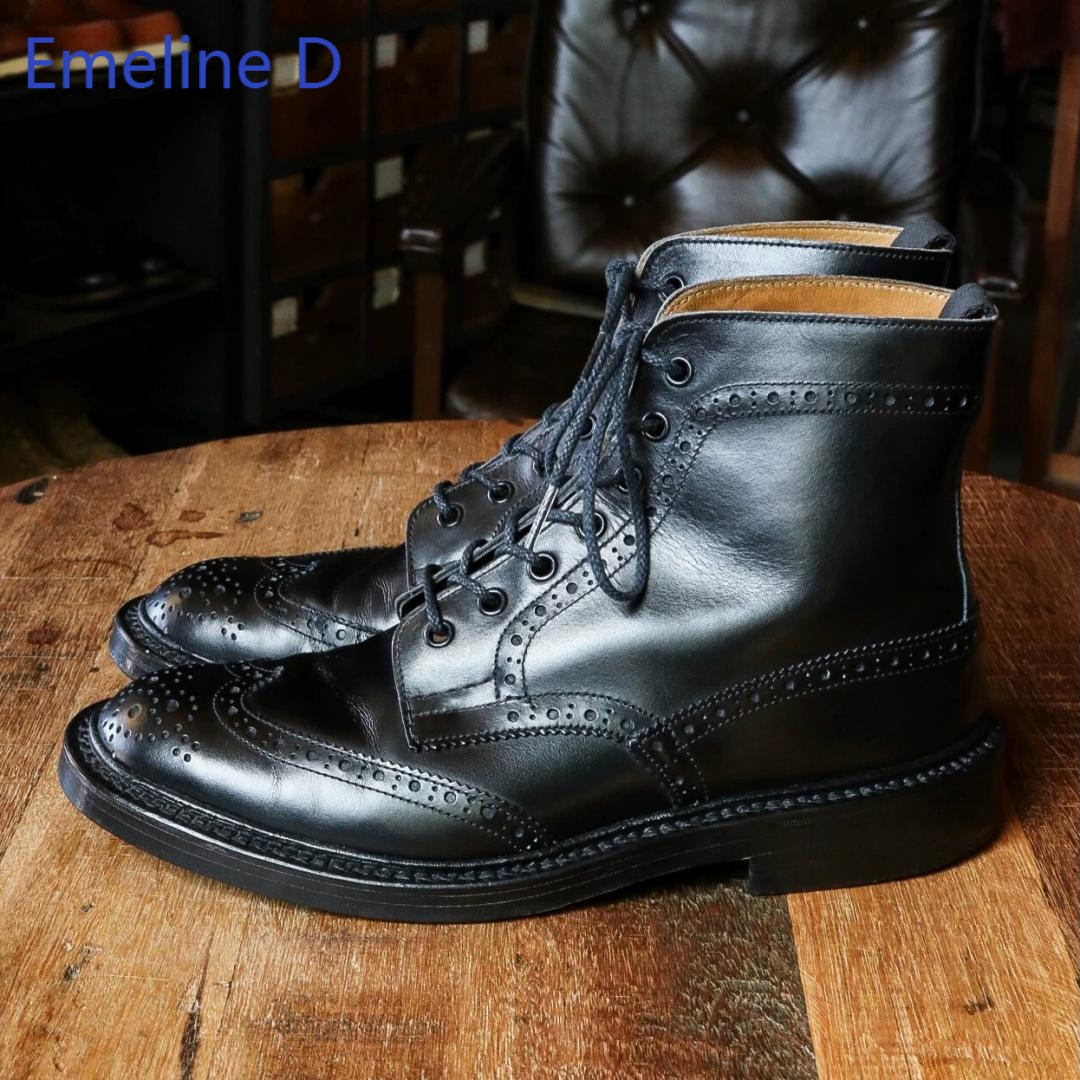 أحذية رجالية بروغ بطول الكاحل  - مراجعة Formal Men Daily Wear Footwear وسعره