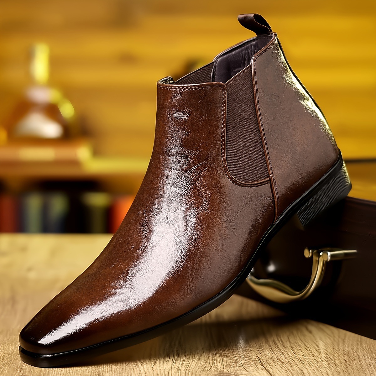 أحذية تشيلسي، أحذية جلدية، أحذ - مراجعة Men Formal Wear With Boots وسعره