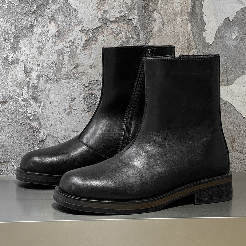 أحذية رجالي كلاسيكية فاخرة مصن - مراجعة Men Formal Wear With Boots وسعره