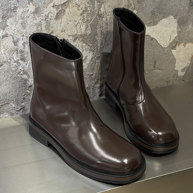 أحذية رجالي كلاسيكية فاخرة مصن - مراجعة Men Formal Wear With Boots وسعره