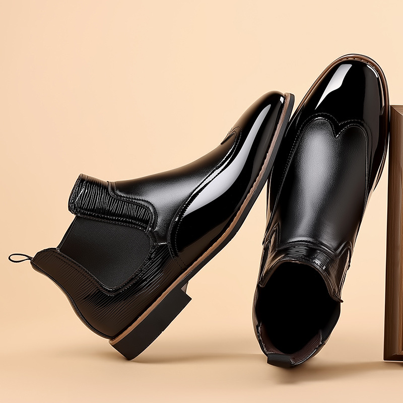 أحذية تشيلسي للرجال الفاخرة ال - مراجعة Men Formal Wear With Boots وسعره